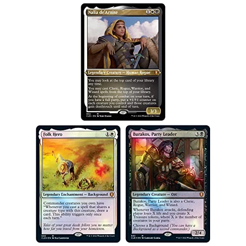 Commander Legends: Battle for Baldur's Gate Commander Deck - Party Time + Collector Booster Sample Pack - 2-card