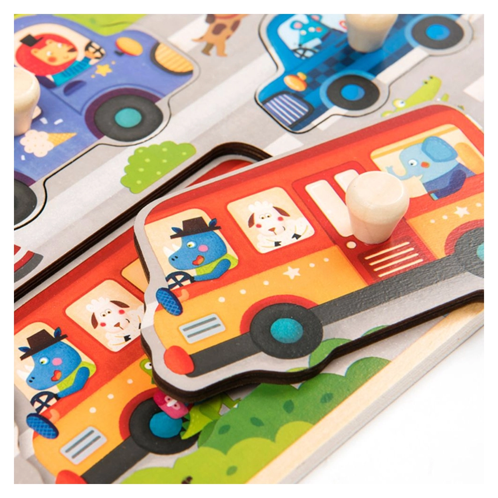 Vehicles Discovery Wooden Puzzle (TOP-MD3063)
