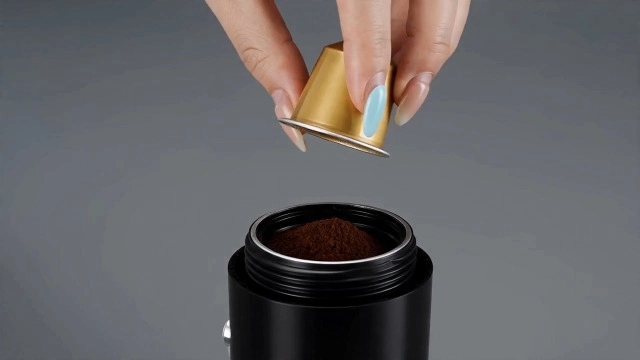 Mini Portable Coffee Maker - 60 ml/min Bag, Capsule, Pod