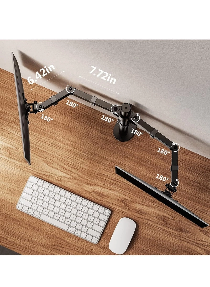 Dual Monitor Stand - 32 Inches 75x75/100x100mm