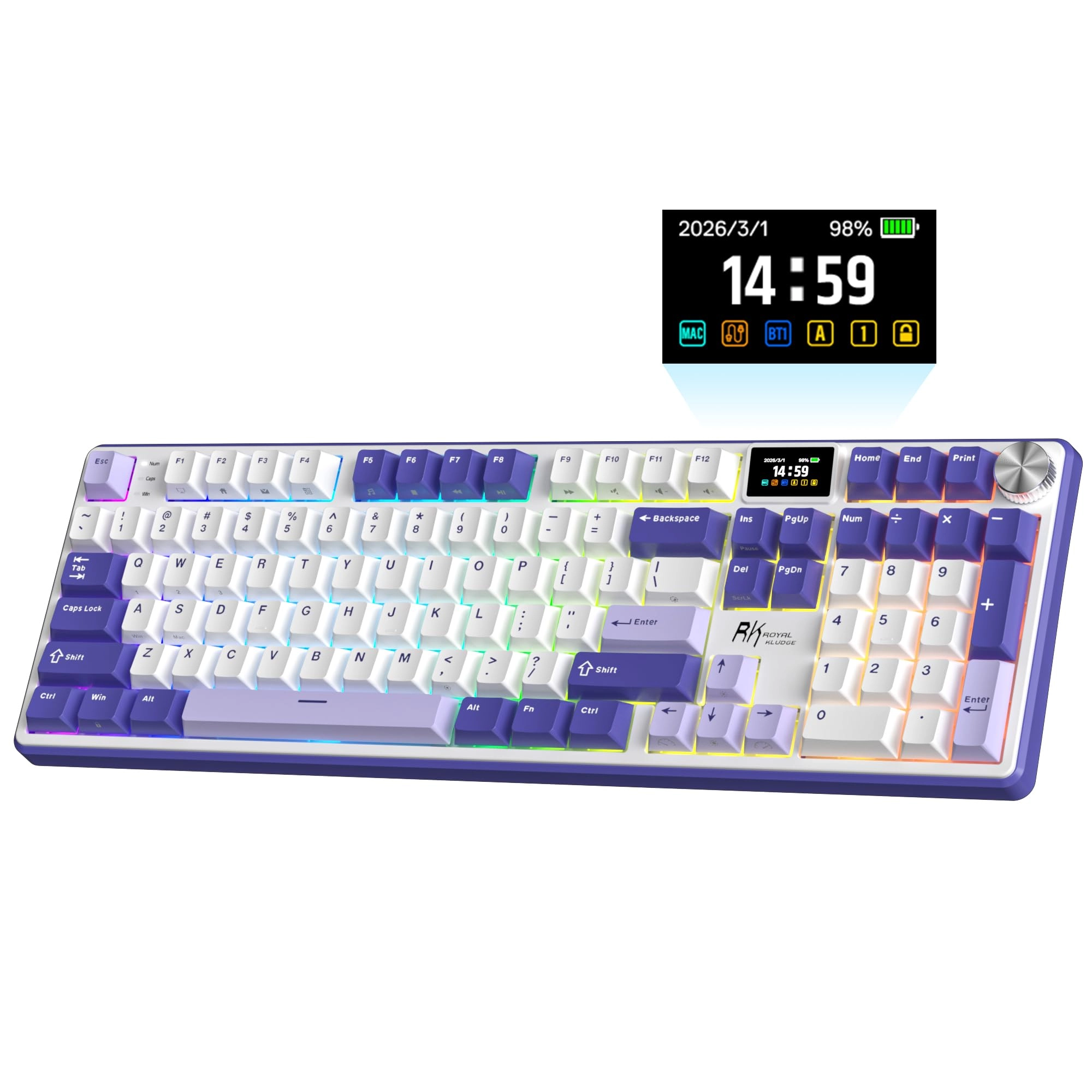 RK ROYAL KLUDGE S104 - Wired/Wireless