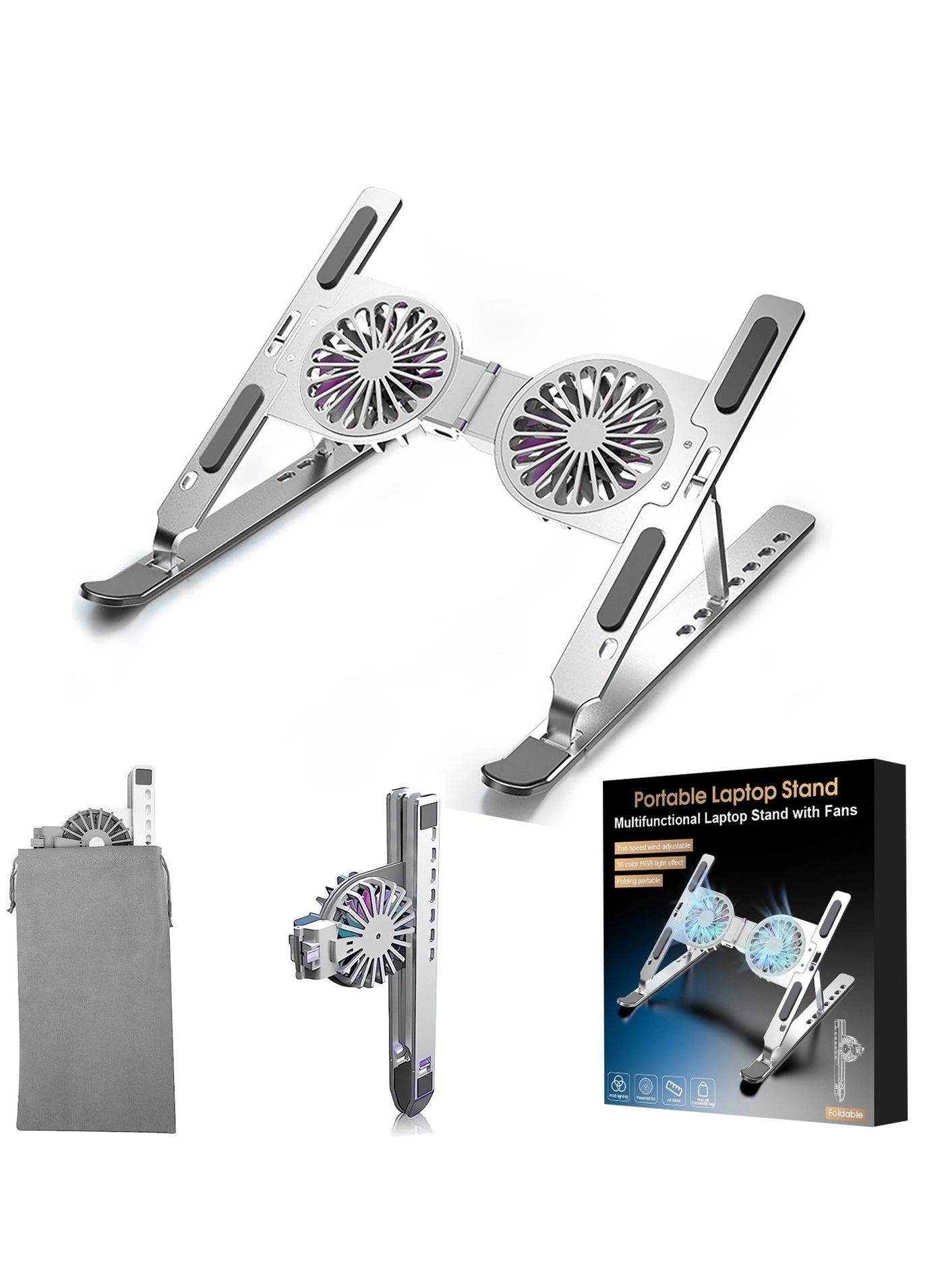 Laptop Cooling Table - Double fans