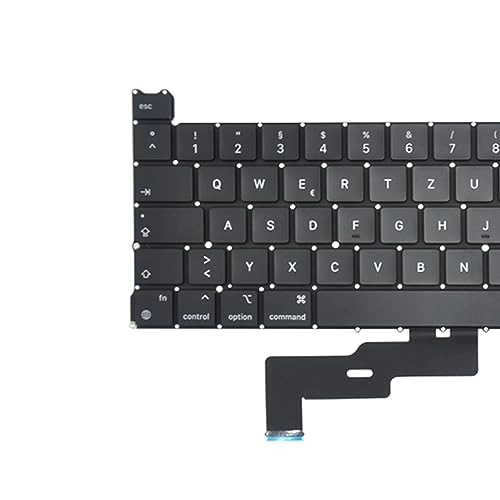 German QWERTZ Keyboard + Keyboard Screws + Screwdriver - DE Wired