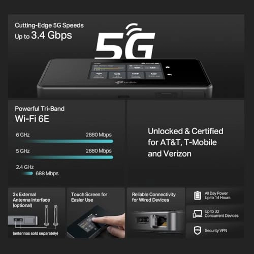 M8550 - 3600 Mbps Wi-Fi 6E