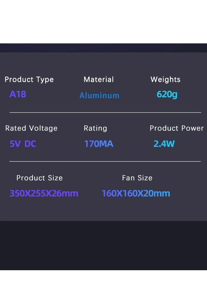 Laptop Cooling Pad - One 17 Inch