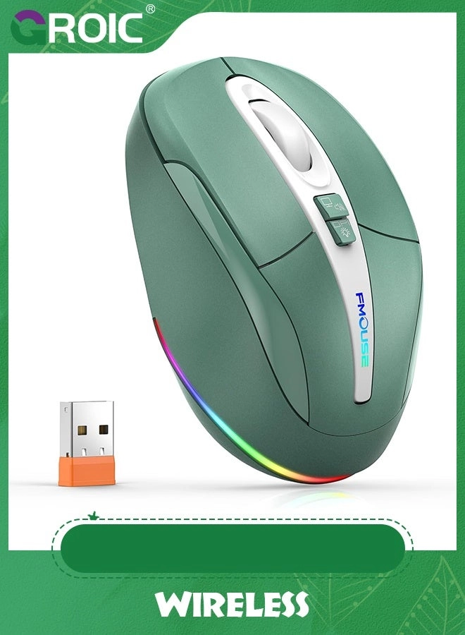LED Slim Silent Mouse - Wireless