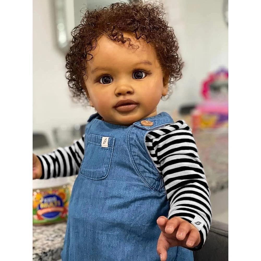 Pippa Reborn Baby Doll - 26 Inch African American Ages 3+