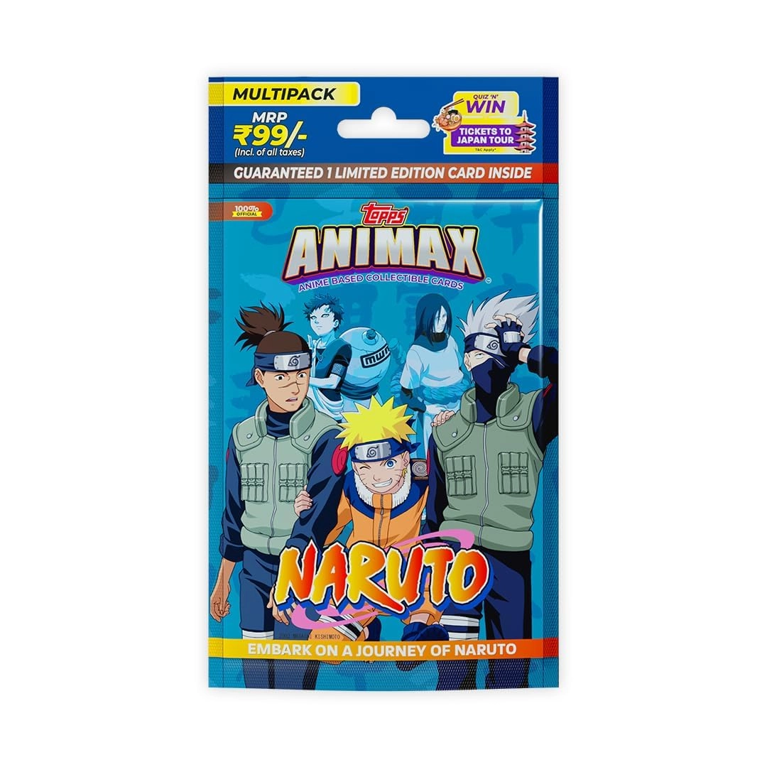 Animax Naruto Collectible Card Game - Multipack of 12