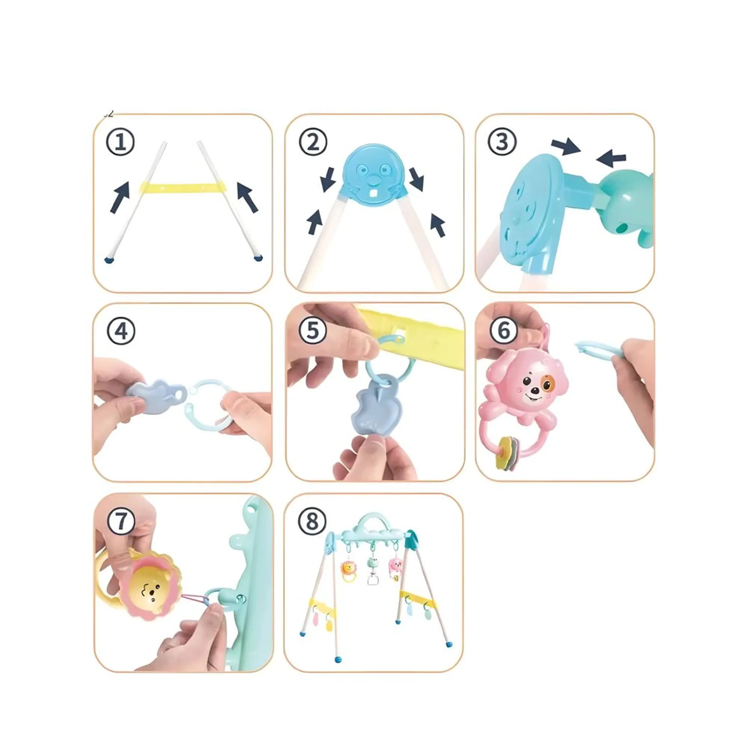 Addison Baby Fitness Frame Play Gym - Suitable for 3 months and above