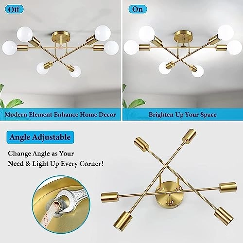 Sputnik Chandelier - Dimmable