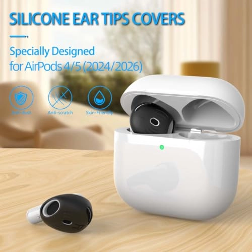 Ear Hooks for AirPods 4 - 5 Pairs Anti-Slip