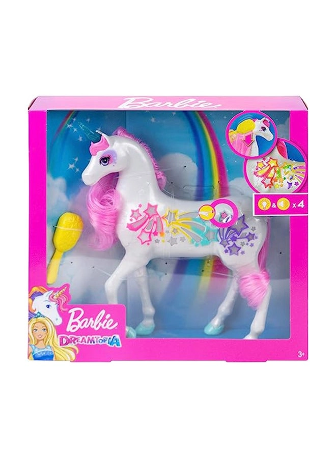 Barbie Dreamtopia Brush N' Sparkle Unicorn - Multicolor Lights and Sounds