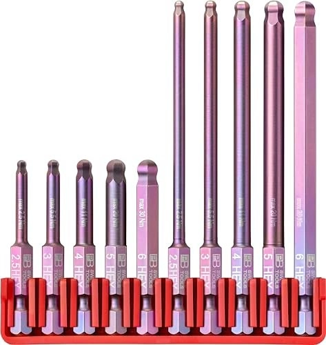 PB Swiss Tools Hex Bit Block - 10Piece 256 mm