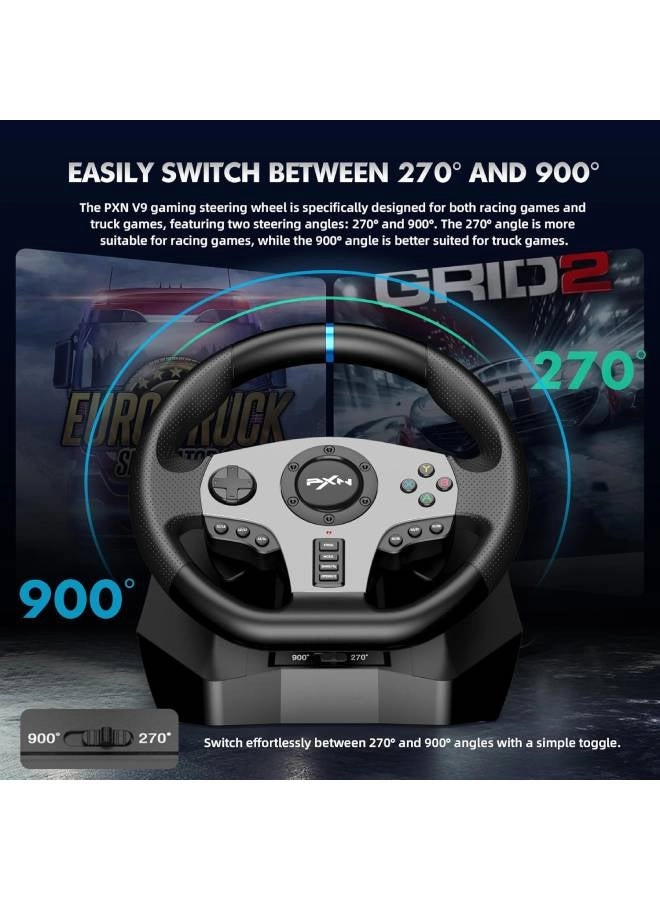 V9 Racing Wheel & Pedals