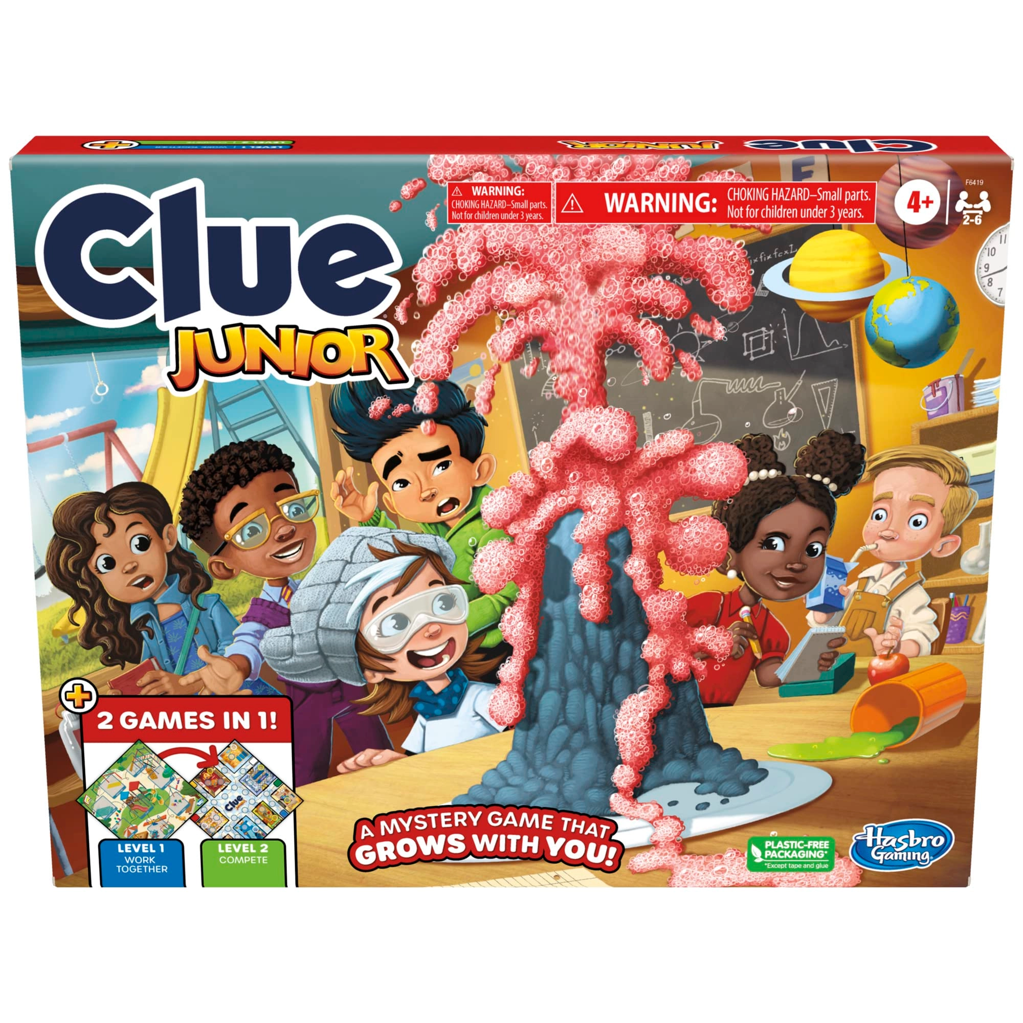 Hasbro Gaming Clue Junior - 2-in-1 Double-Sided Gameboard