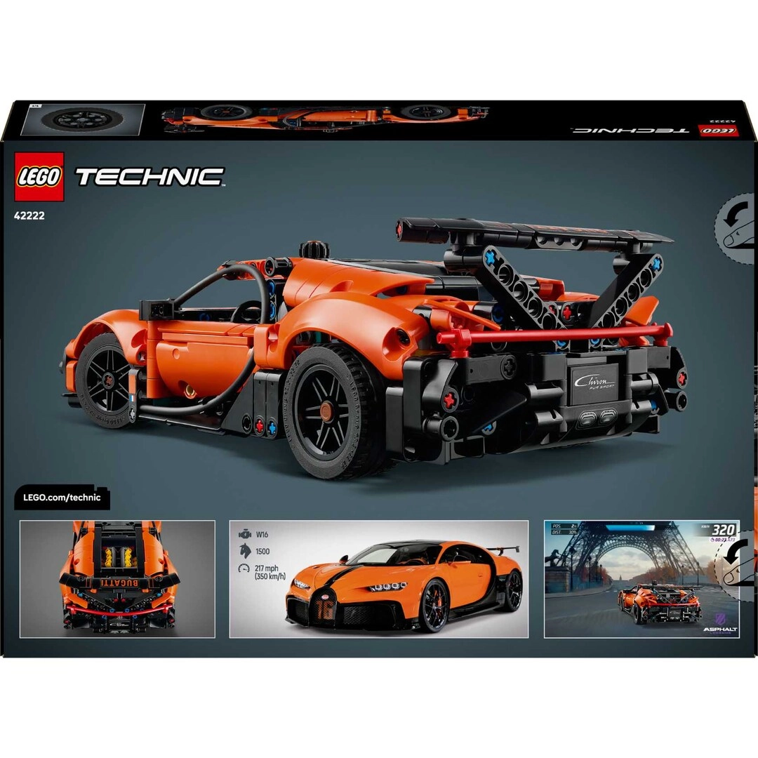 COLOR LAND CHILDRENS TOYS CENTER LLC Technic Bugatti Chiron Pur Sport (42222)