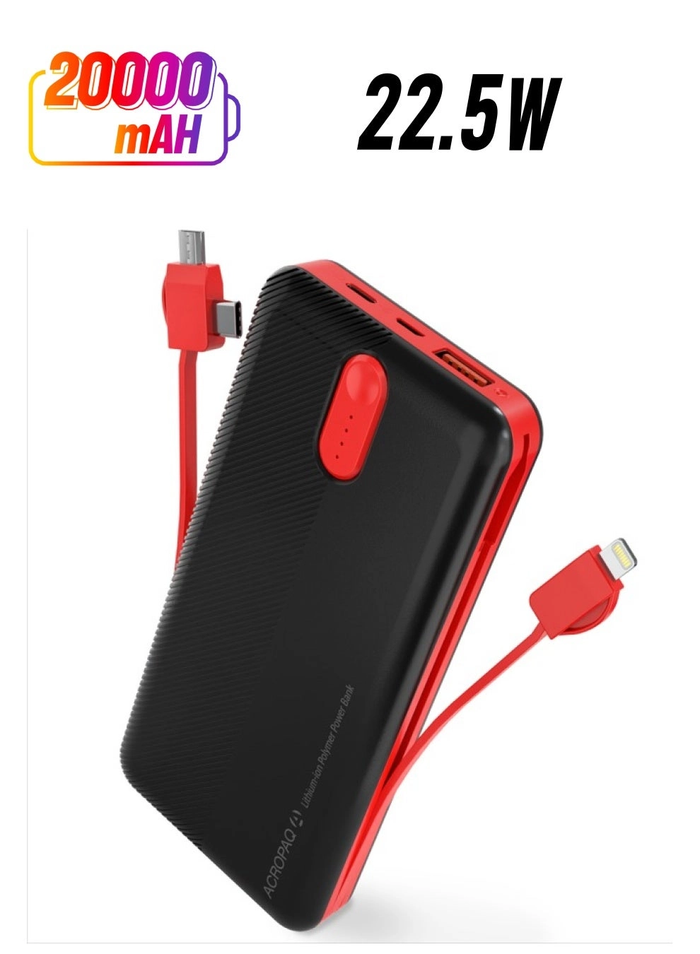 LDNIO PQ24 - 20000mAh 22.5W Fast charging 3