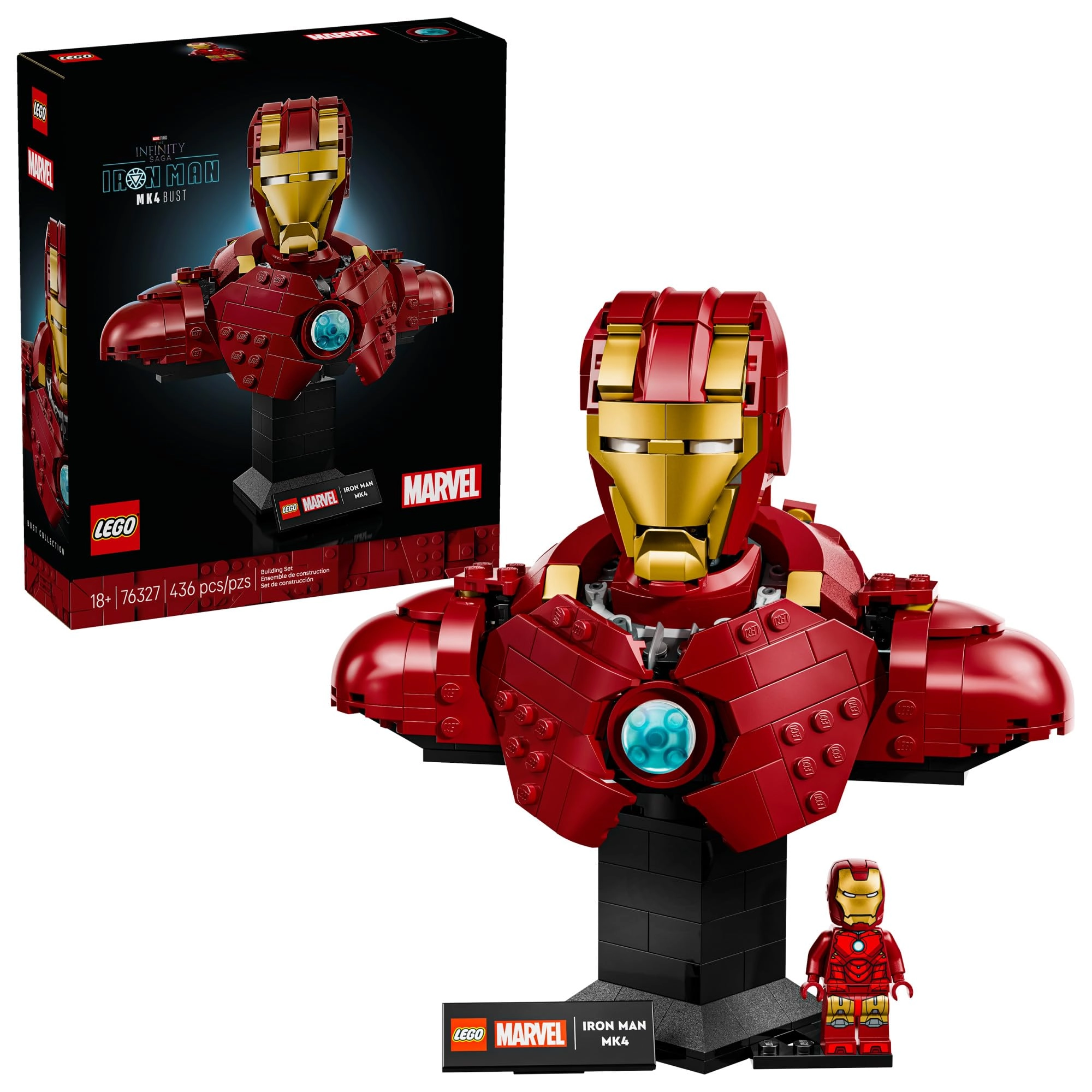 Iron Man MK4 Bust (76327) - 436 Pieces Minifigure