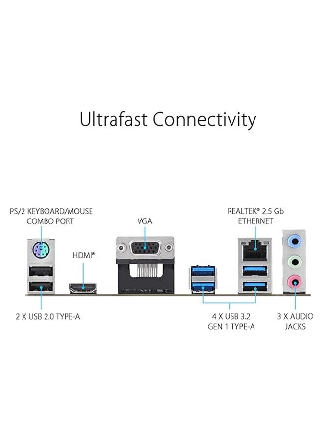 B760M-K - LGA 1700 PCIe 4.0 2.5Gb Ethernet