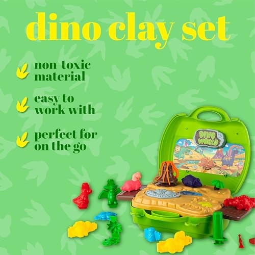 Dinosaur Play Dough Set - 30 Pack