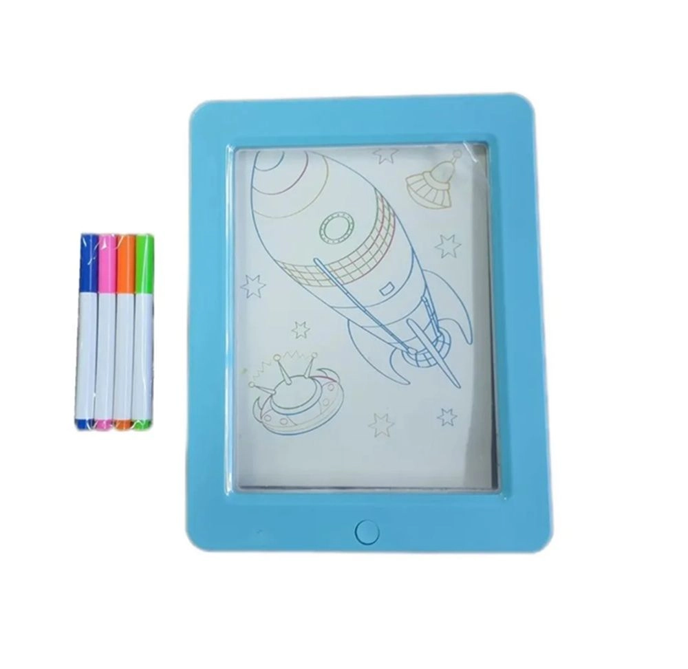 3D Flat Sketchpad - 5 Pcs 3D Glasses