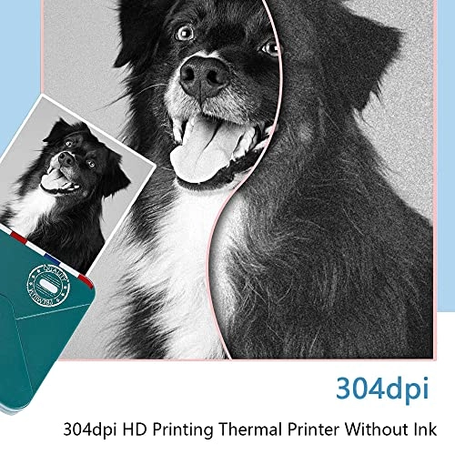 Mini Pocket Printer - 304dpi Bluetooth Thermal