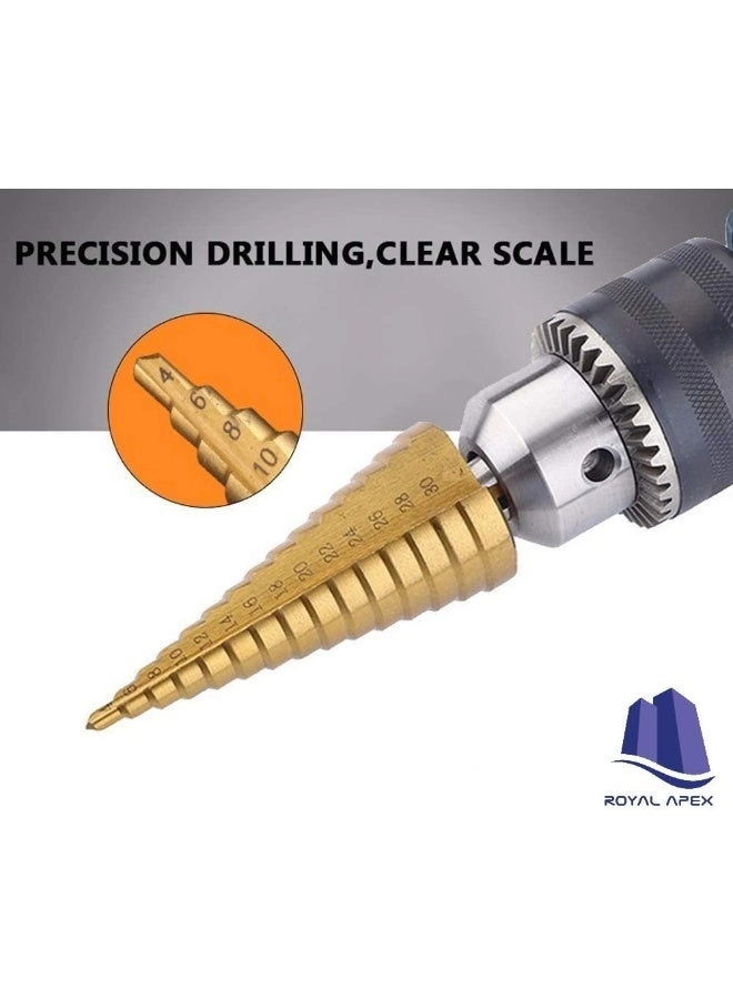 Step Drill Bit - High Speed Steel 1 piece(s) 4mm to 30mm