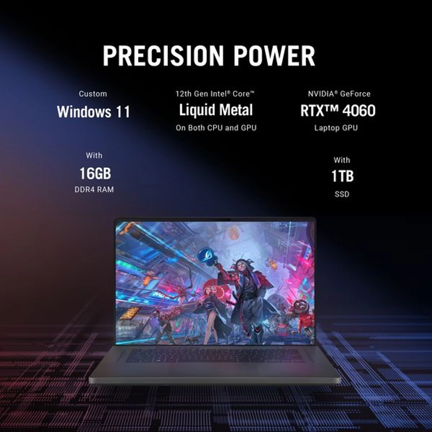 ROG Zephyrus G16 GU603ZV-N4014W - 16'' Core i7-12700H 16GB 1000GB SSD