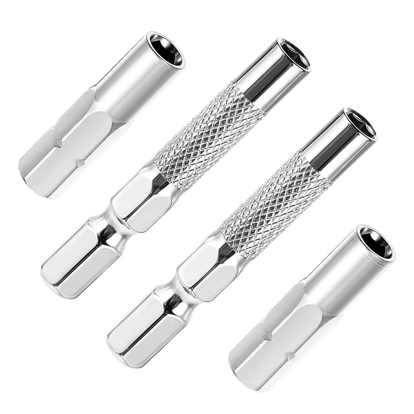 YQQYG Drill Bit Adapter - 4 Pcs 14 to 4mm Magnetic