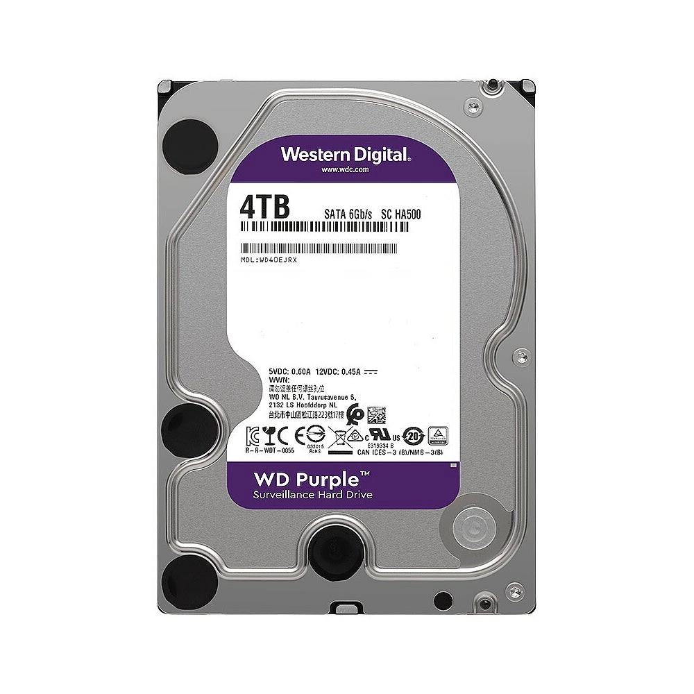 PUR 3.5" 5400rpm 64MB SATA 6Gb/s (WD40PURZ) - 4TB