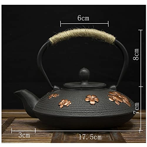 Iron Kettle - cast iron 600ml/20oz, 800ml/27oz, 1200ml/41oz