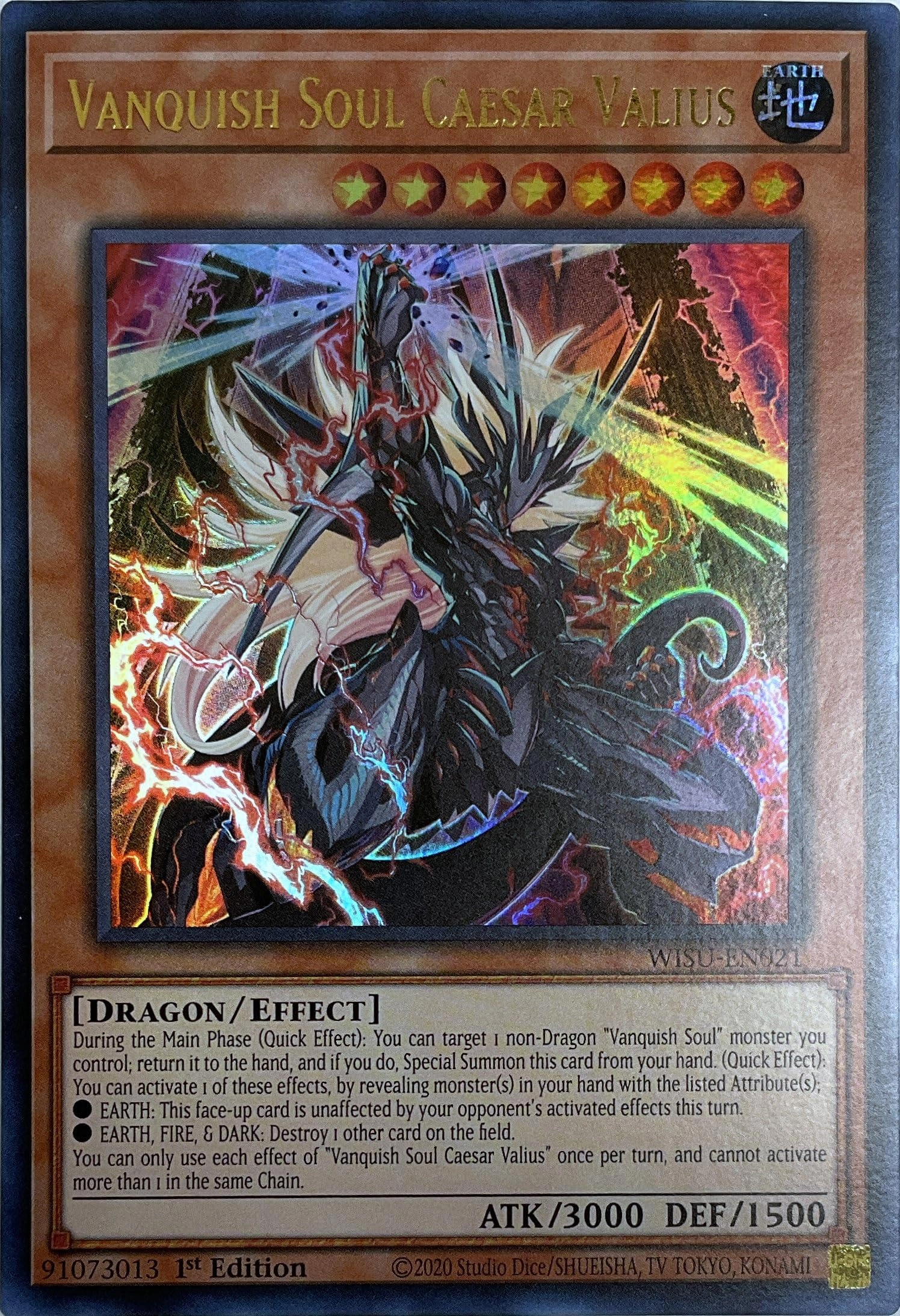 Yu-Gi-Oh! Vanquish Soul Caesar Valius WISU-EN021 - EN