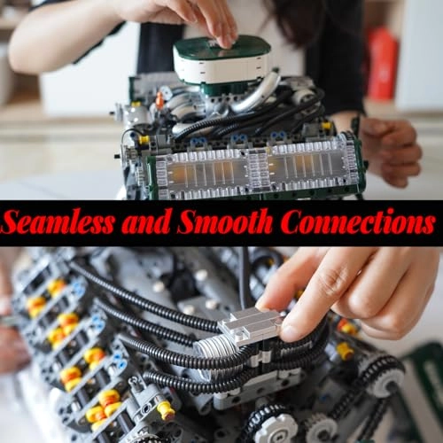 V8 Tank Engine (10182) - Electrically Driven Mechanical Construction