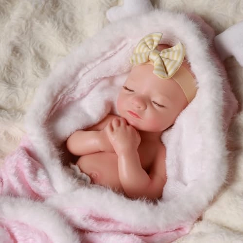 Reborn Baby Doll - 16 Inch Full Platinum Silicone Ages 3+
