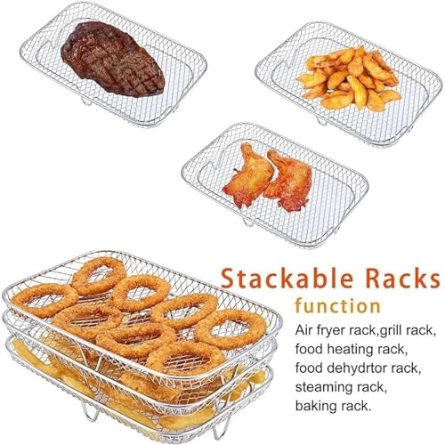 Air Fryer Rack - Stainless steel 3 piece(s)