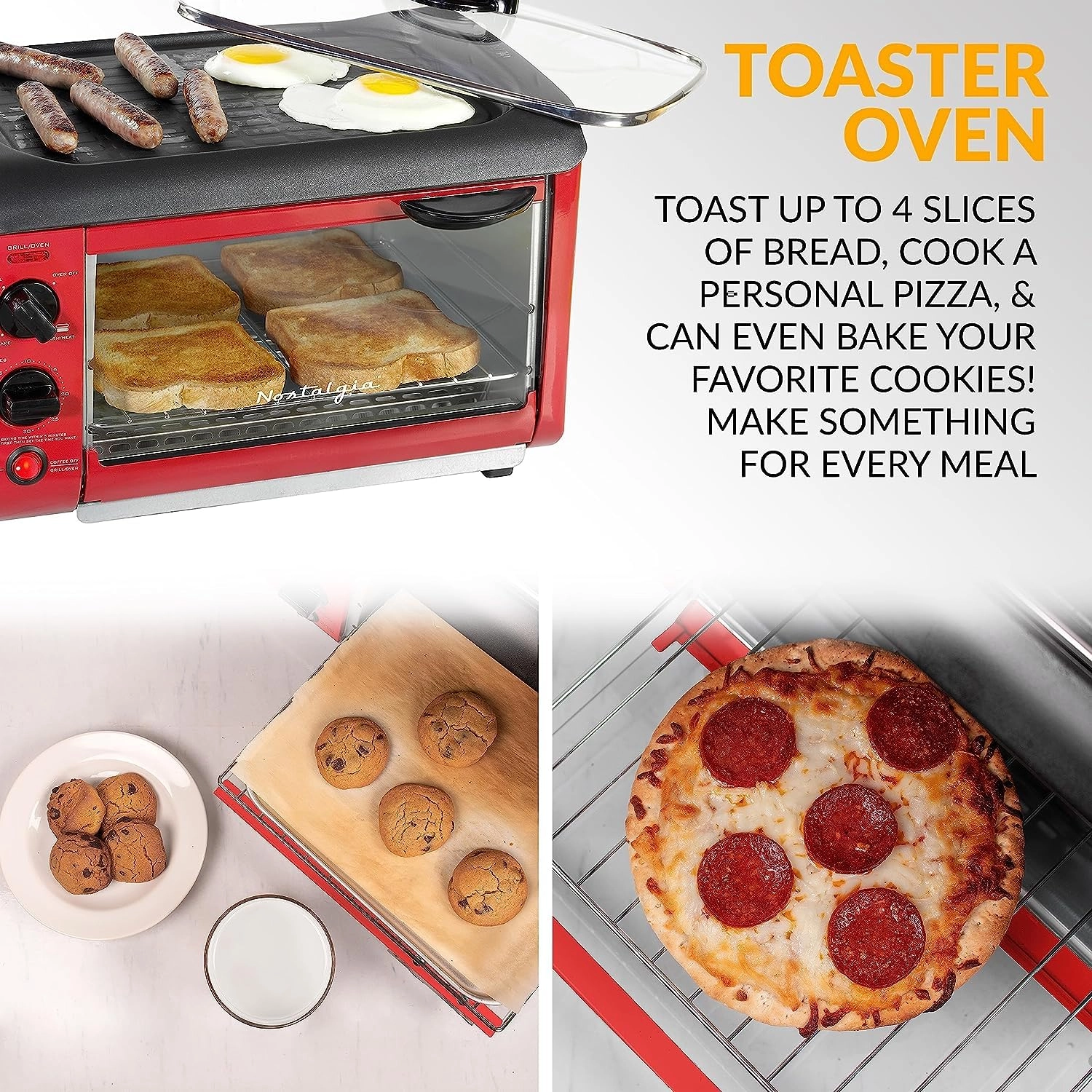 Retro 3-in-1 - 6 Cups Multi-Function