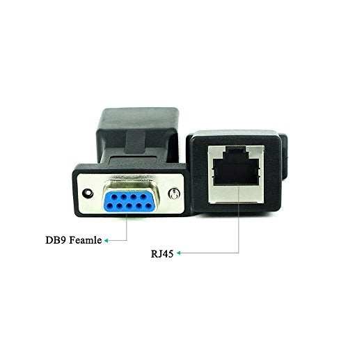 RS232 to RJ45 - DB9 9-Pin Male to RJ45 Female Cat5e/6