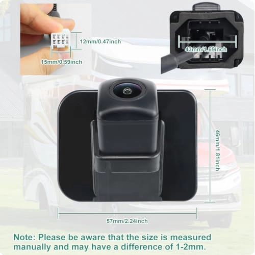 OE Backup Camera Replacement - Honda Accord Sedan 2014-2017 Reverse Rear Park Assist