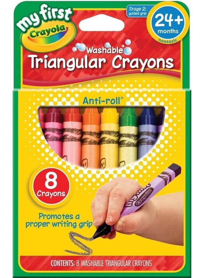 Crayola My First Triangular Crayons - 8 Pcs