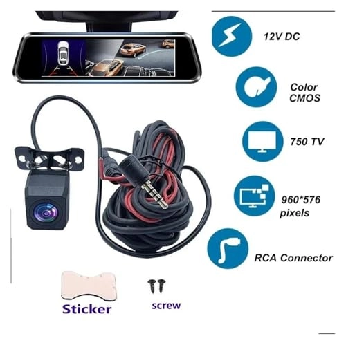 Rear View Parking Camera - Night Vision Wire