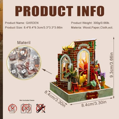 Miniature Landscapes Dollhouse Kit - 1:36