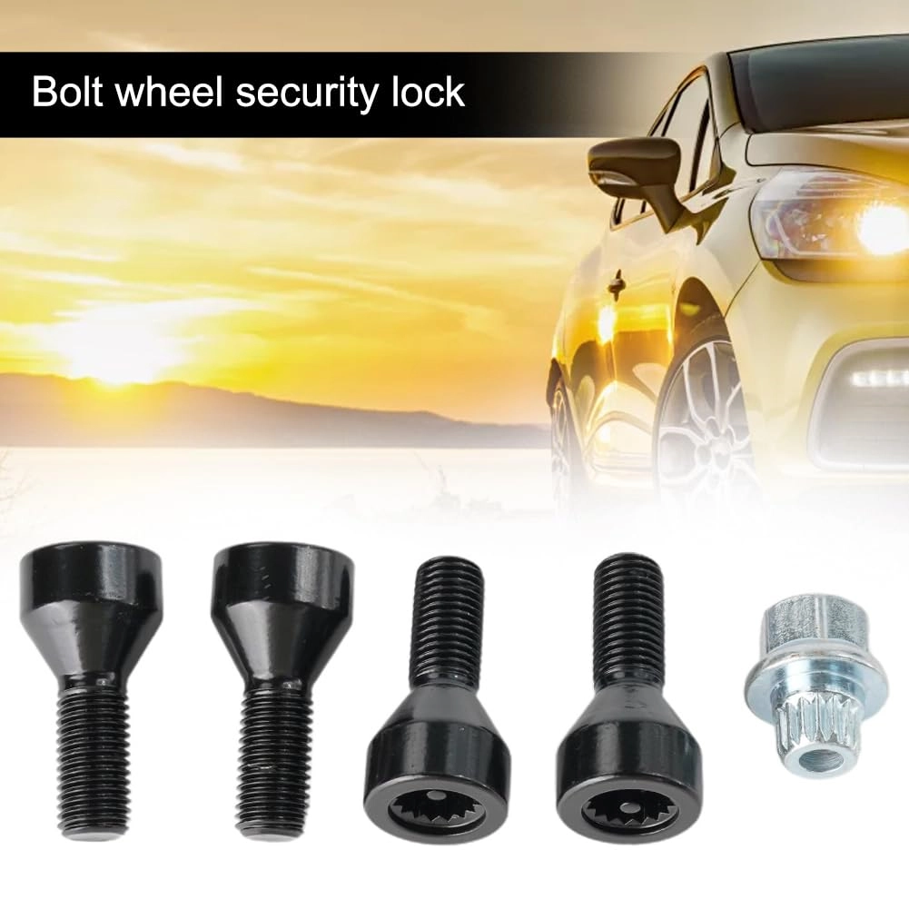 Locking Wheel Bolts Nuts Set - 26mm M14