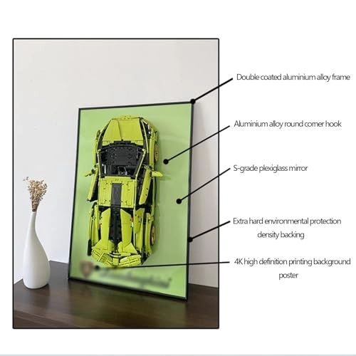 Lego Display Wallboard (42141) - 80 x 50 cm Acrylic Wall Mount