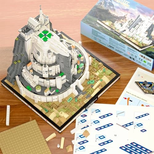 Castle Architecture Mini Building Block Set - 1680 pcs