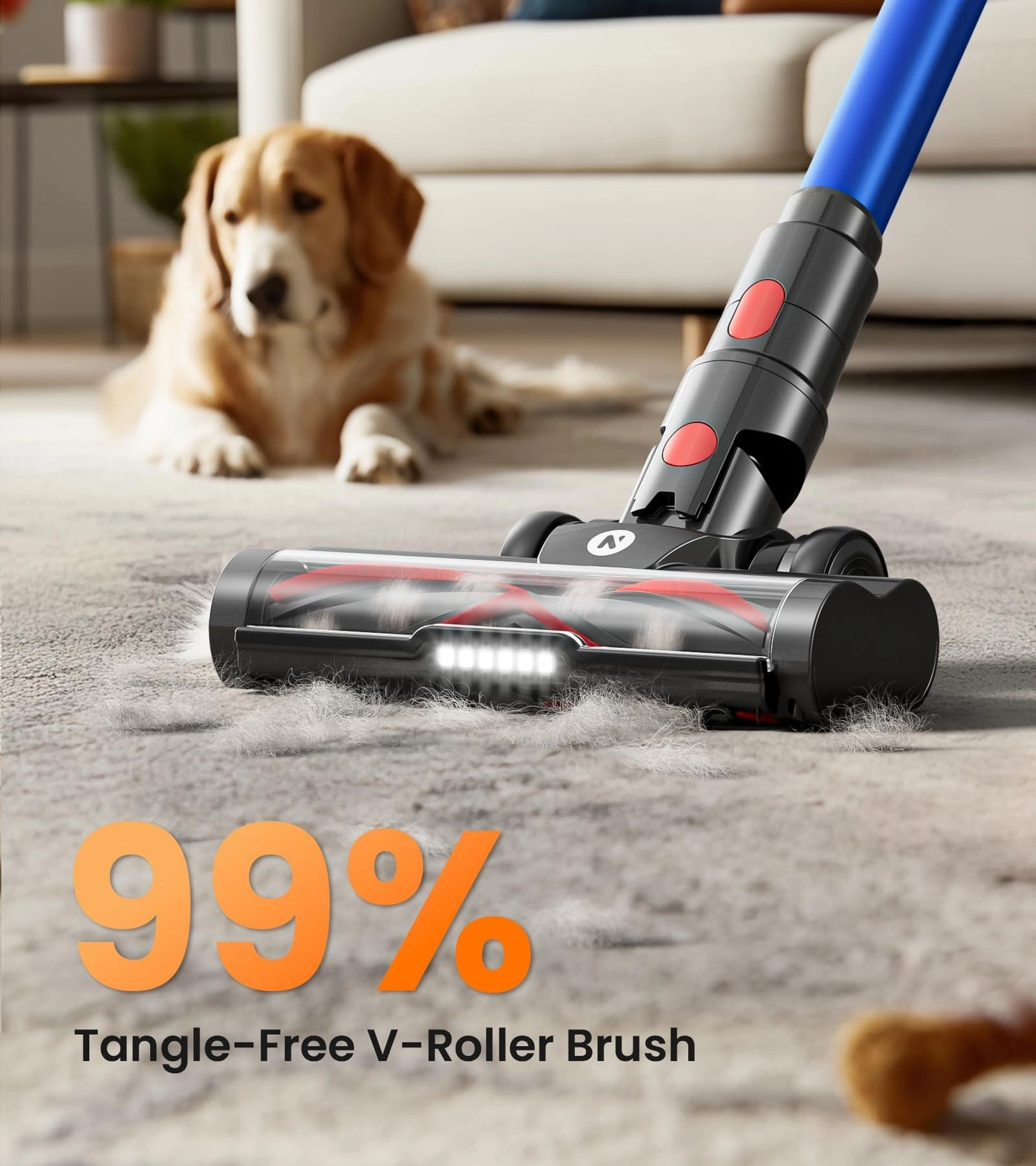 Cordless Vacuum Cleaner - 45min Stick