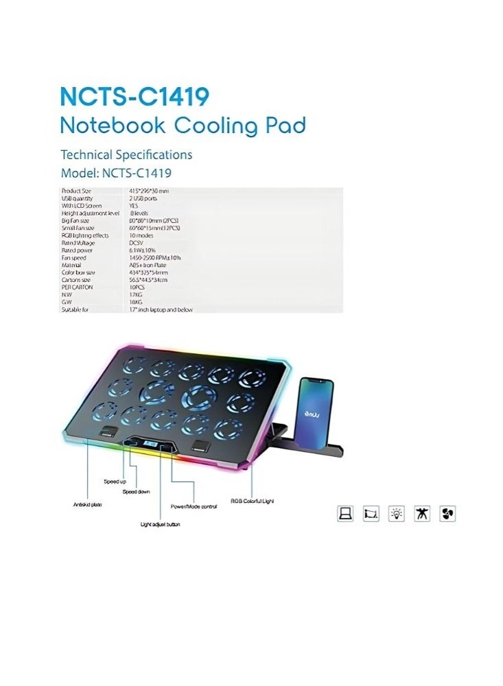 C1419 - 14 piece(s) 17 inch