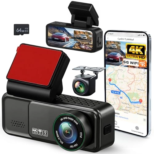 4K+2K Front Rear Car Dashcam