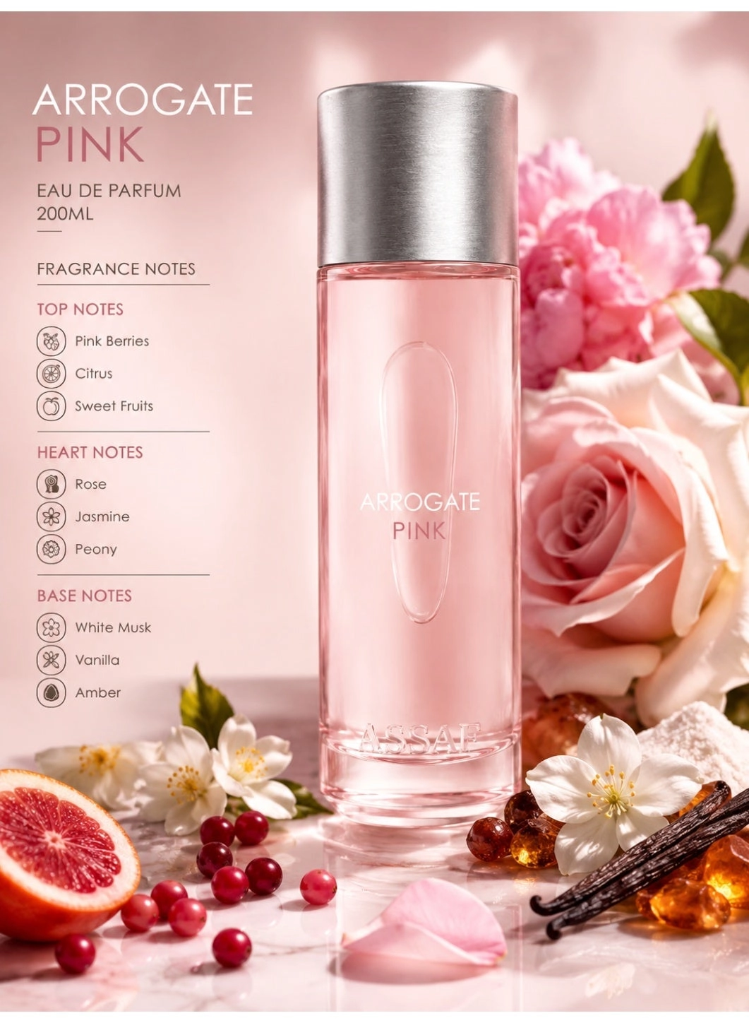 Arrogate Pink - Eau de Parfum 200ml Collection