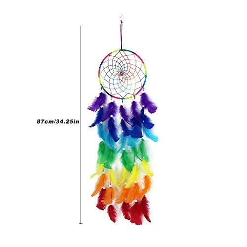 Dreamcatcher - Siderosphere, feathers, lines, wood beads.