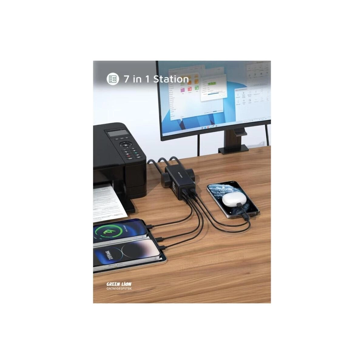 7-in-1 Power Strip - UK Plug 3250W